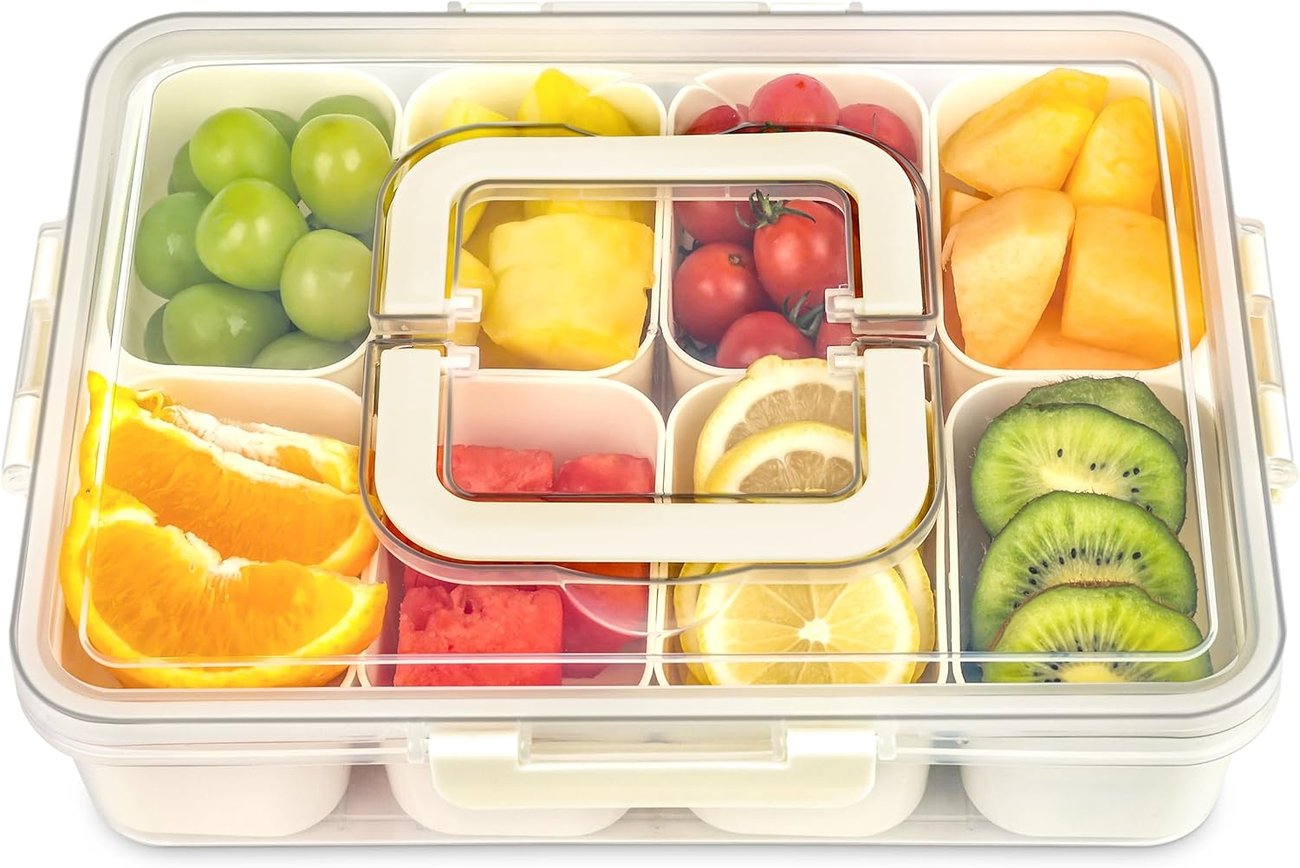 KOMABLEN Snackbox mit 8 Fächern