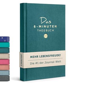 6-Minuten&#x20;Tagebuch&#x20;f&#x00FC;r&#x20;Erwachsene&#x20;2025&#x20;&#x28;Das&#x20;Original&#x29;