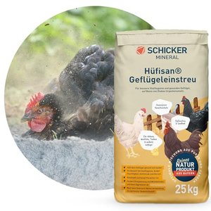 Schicker Mineral Hüfisan Geflügeleinstreu