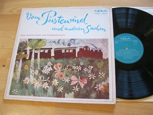 LP Vom Pustewind und anderen Sachen Kinderlieder Gedichte  Vinyl Nova D 8 85 051