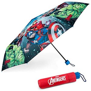 Avengers Regenschirm für Kinder, sturmfest mit verstärkter Struktur