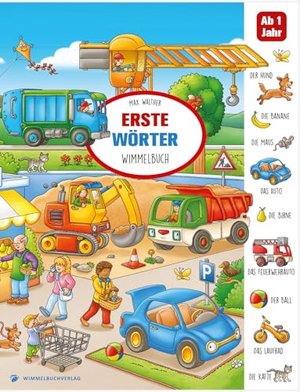 Erste Wörter Wimmelbuch: Bilderbuch für Kinder ab 1 Jahr