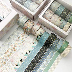 SWECOMZE 10 Rollen Washi Tape Set