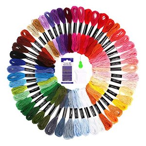 Stickgarn Multifarben (50 Farben)