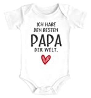 MoonWorks® Baby Body Bio-Baumwolle Jungen & Mädchen weiß 0-3 Monate