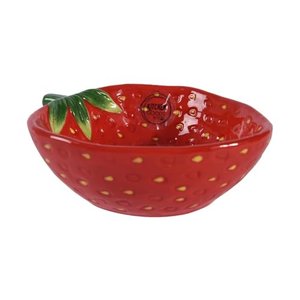 Keramik Schüssel Erdbeere 15x5cm