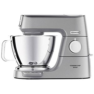 Kenwood Titanium Chef Baker KVC85.004SI Küchenmaschine mit integrierter Waage