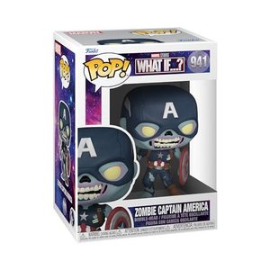 Funko Pop! Marvel - What If - Zombie Captain America - Marvel What If - Vinyl-Sammelfigur - Geschenk