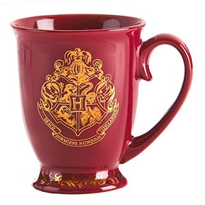  Original Hogwarts Tasse aus Keramik mit goldenem Wappen