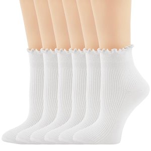 Damen Rüschensocken