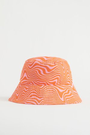 Bucket Hat - Orange - Damen