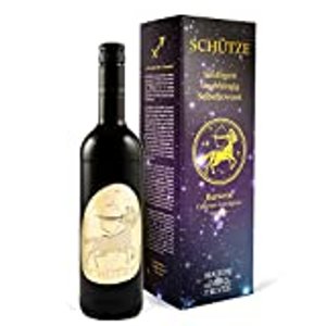 Wein Geschenk für das Astrologie Sternzeichen Schütze (0,75 l) Rotwein (Cabernet Sauvignon, trocken,