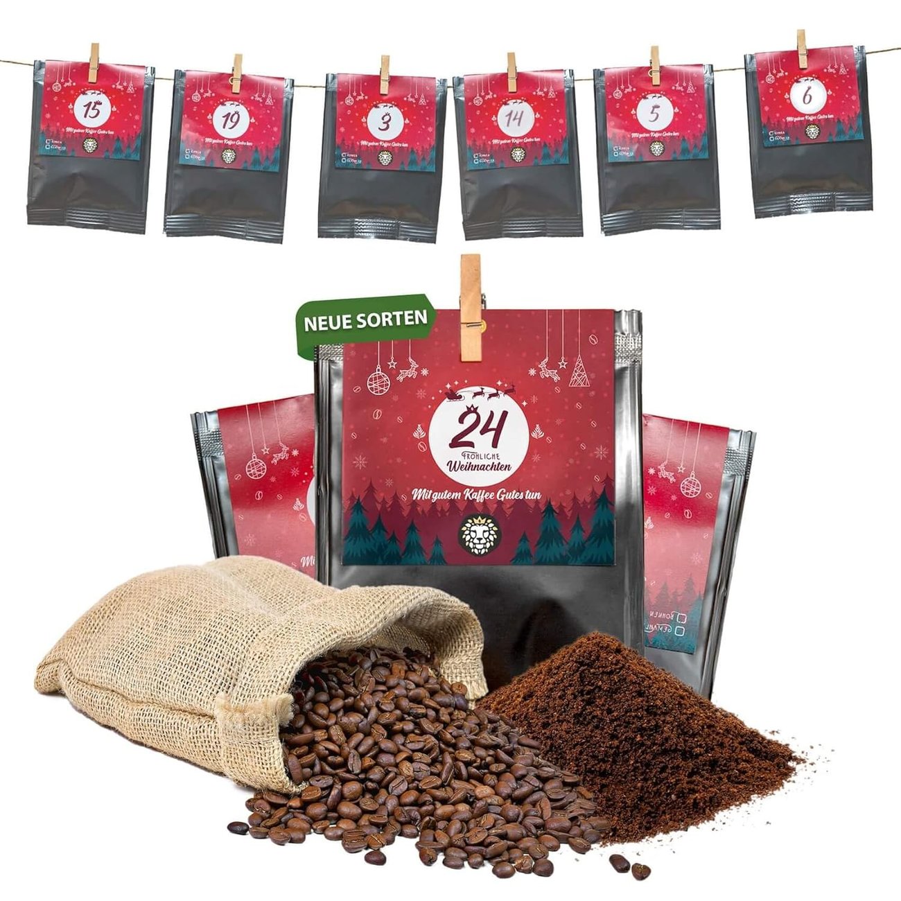 Premium Kaffee Adventskalender 2024