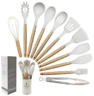 12-teiliges Küchenutensilien-Set aus Silikon