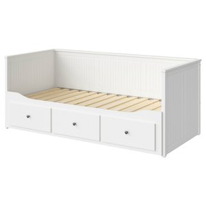 HEMNES Tagesbettgestell/3 Schubladen - weiß 80x200 cm