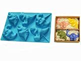 FantasyDay® Premium Silikon, Cupcakes, Kuchen, Pudding, Eiswürfel und Gelee - Dinosaurier 