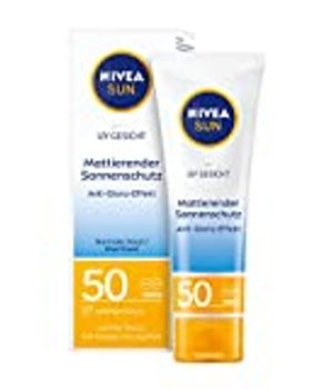 NIVEA SUN Sonnencreme fürs Gesicht, Mattierender Sonnenschutz