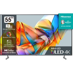 HISENSE 55U6KQ Mini LED TV (Flat, 55 Zoll / 139 cm, UHD 4K, SMART TV, VIDAA)