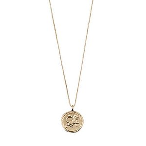 Pilgrim Jewelry Halskette mit Löwe Sternzeichen - Vergoldet, Kristall