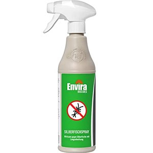 Envira Silberfisch-Spray - Anti-Silberfisch-Mittel Mit Langzeitwirkung - Geruchlos & Auf Wasserbasis