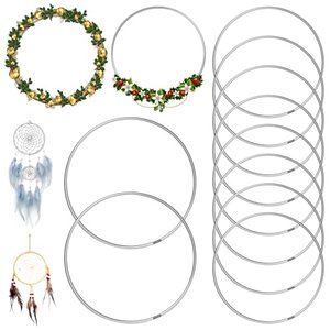 10 Stück Metallringe zum Basteln 20cm