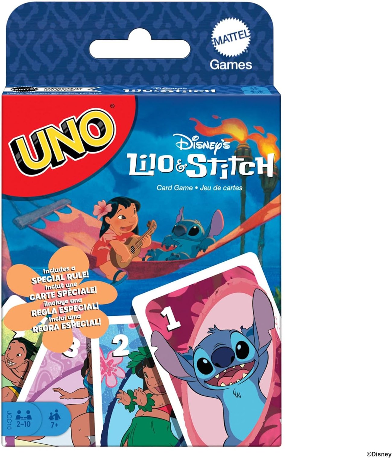 Mattel Games UNO Disneys Lilo und Stitch Kartenspiel