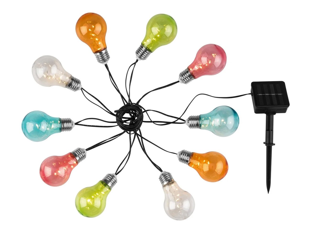Solar-Lichterkette mit 50 energiesparenden LEDs