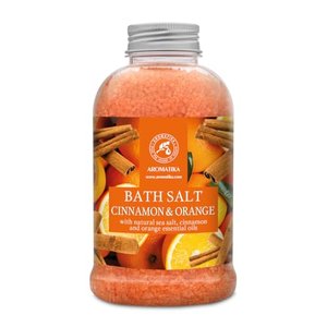 Badesalz Zimt-Orange 600g