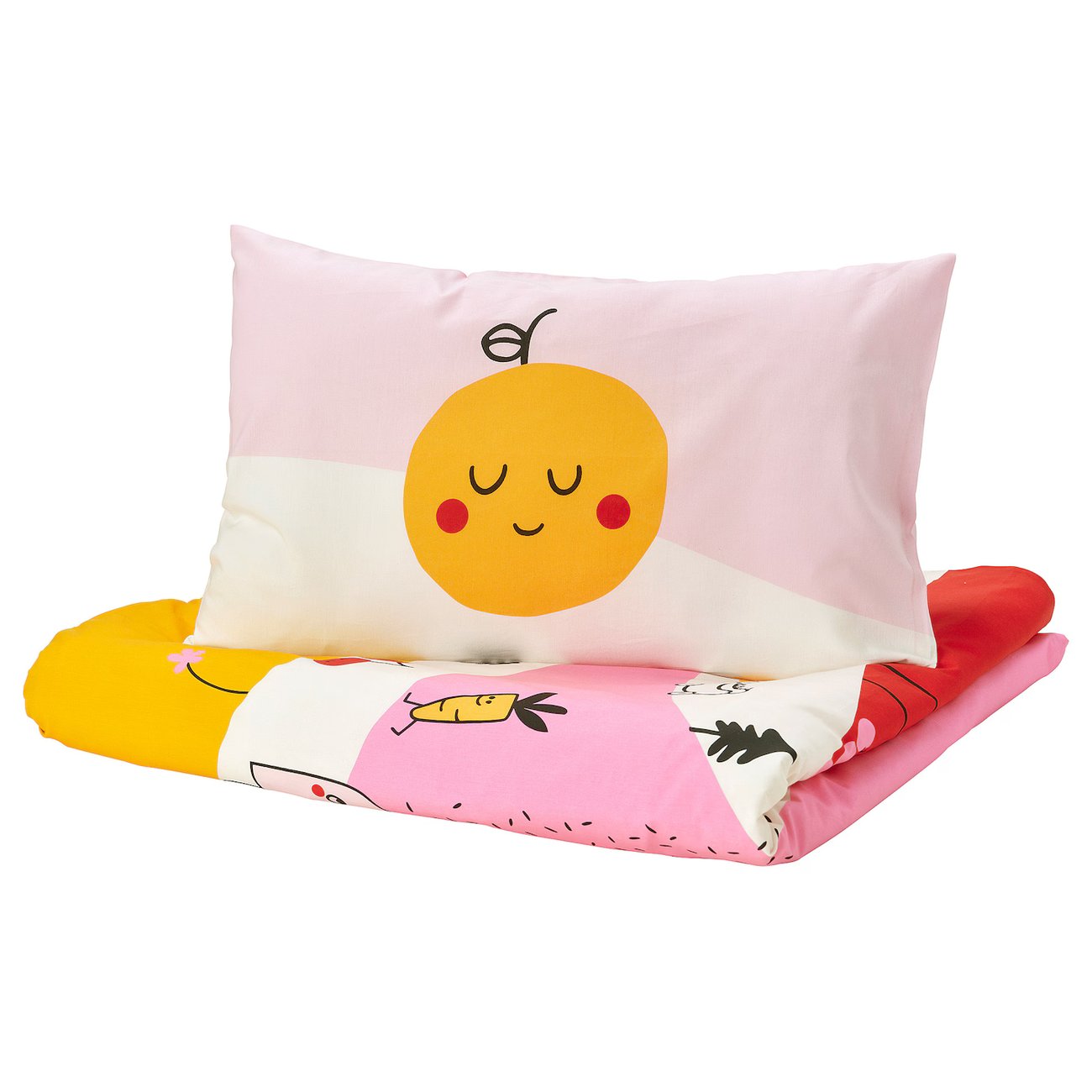 GRÖNFINK Bettwäsche-Set für Babybett