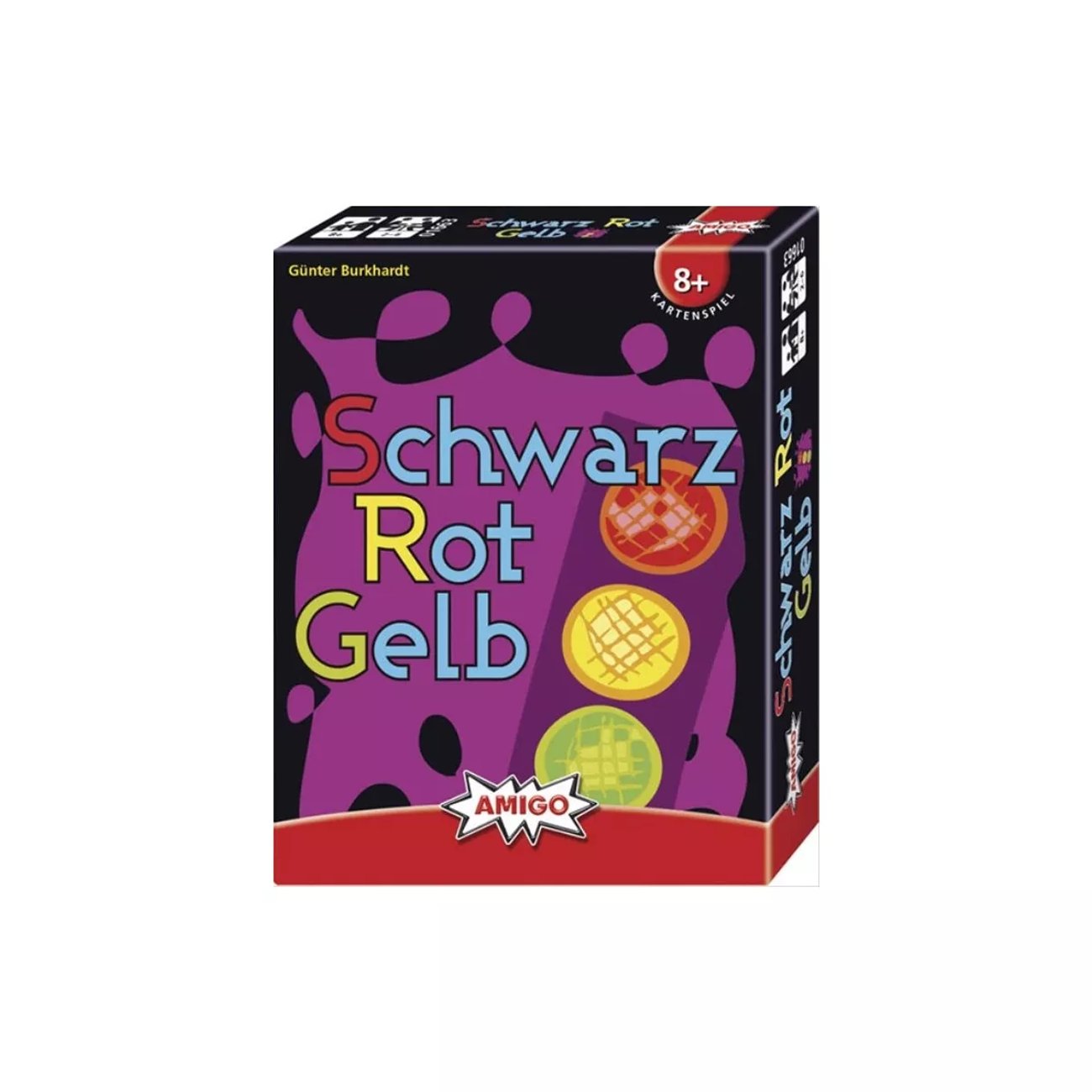 Schwarz Rot Gelb Kartenspiel