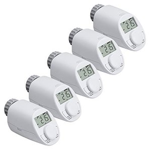 eqiva Elektronik-Heizkörperthermostat mit Boost-Funktion (5er-Set)