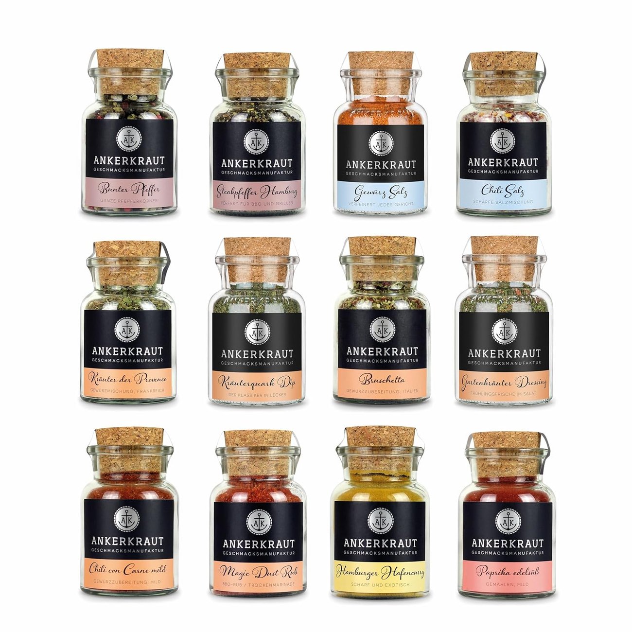 Ankerkraut: Set mit 12 Gewürzen