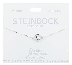 Armband für Damen mit dem Sternzeichen-Symbol Steinbock 