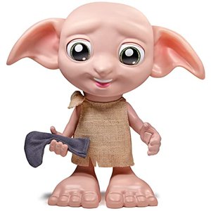 Il magico mondo di Harry Potter - Bambola interattiva Dobby House Elf con oltre 30 suoni, frasi e oggetti