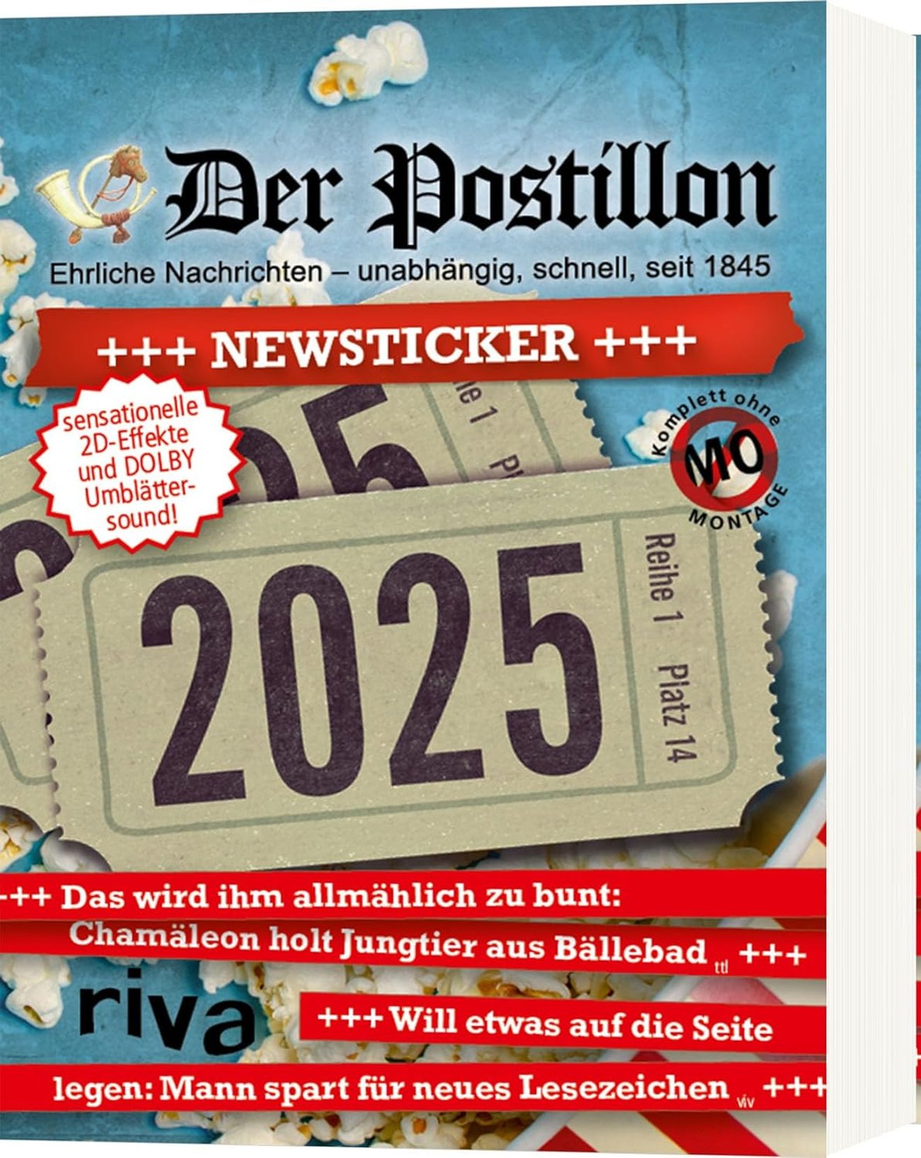 Der Postillon +++ Newsticker +++ 2025: Tagesabreißkalender.