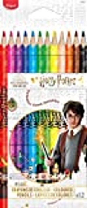 Maped – 12 Buntstifte Harry Potter – ideal für Schulanfang – Kartonetui 832053