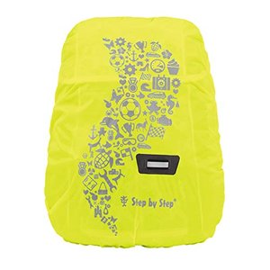 Regenschutz für Kinderrucksäcke Step by Step gelb