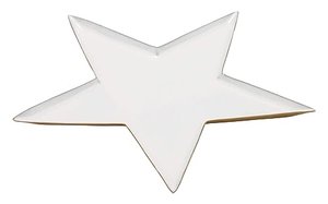 ZauberDeko Metall Stern Schale