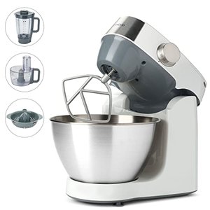 Kenwood Prospero+ KHC29.H0WH Küchenmaschine, 4,3 l Edelstahl Schüssel, 1000 Watt, 9-teiliges Zubehör