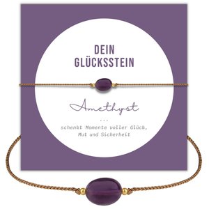 happymaker - Glücksstein Armband