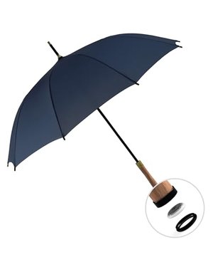 Steinweber Airbrella in Blau – intelligenter Regenschirm mit Apple AirTag-Versteck