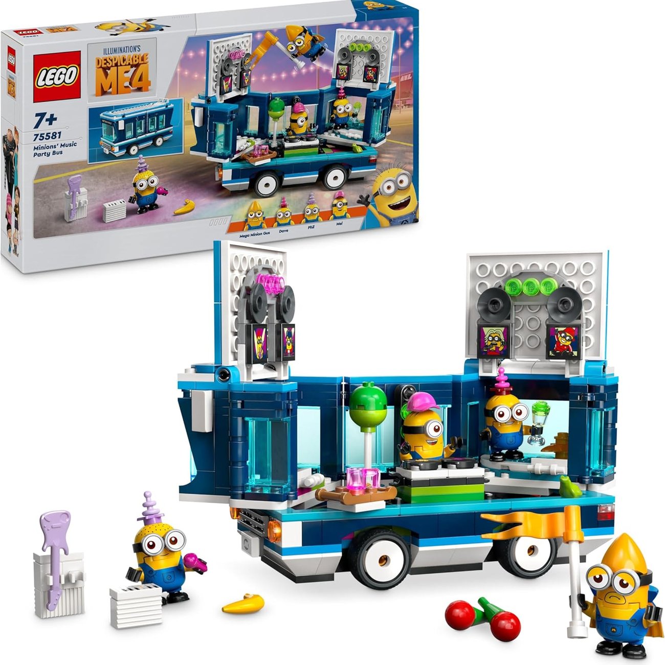 Lego Minions 4 Der Party Bus