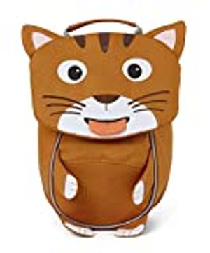 Affenzahn Unisex – Kinder Katze Rucksack, Braun, 17 x 25 x 11 cm (B/H/T)