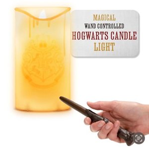 Harry Potter Hogwarts LED Kerze mit Zauberstab-Fernbedienung