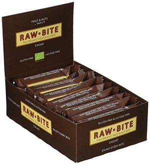 Raw Bite Rohkost Riegel Cacao, 12er Pack