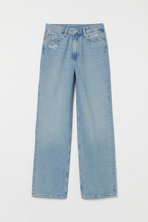 Loose Straight High Jeans