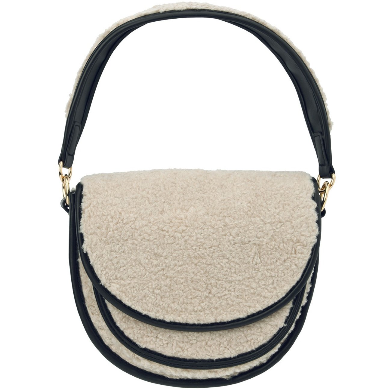 Damen Handtasche mit Teddyplüsch