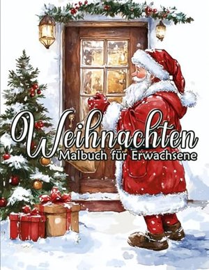 Weihnachten Malbuch für Erwachsene