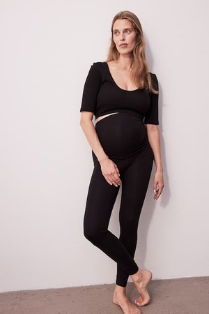 MAMA 2er-Pack Jerseyleggings