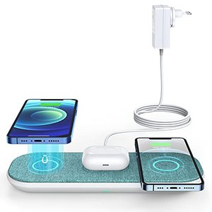 3-In-1 Wireless Charger, Smartphone und Wireless-Ohrhörer Induktive Ladestation